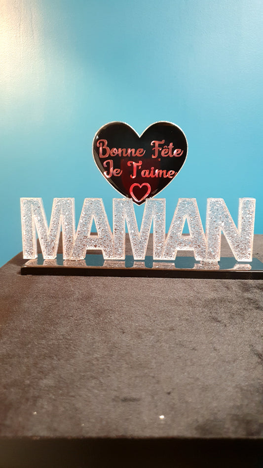 Décoration a poser Maman